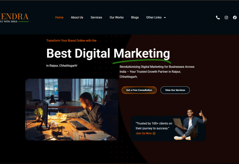 Edigi Kendra needed a high-performance website to showcase their digital marketing services and convert leads. I designed and developed a fully custom WordPress site with a clean, modern UI that reflects their brand identity and speaks directly to their target audience.